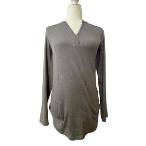 The American Outdoorsman Women's Long-Sleeve Striped Hooded Tee Size S